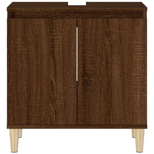 Szafka pod umywalkę, brązowy dąb, 58x33x60 cm na Arena.pl