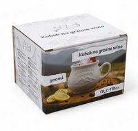 Komplet 2x KUBEK kamionkowy DO GRZAŃCA na grzane wino piwo zestaw do wina