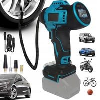 POMPKA POWIETRZA 12V CYFROWA Z 4 DYSZAMI I WSKAŹNIKIEM CIŚNIENIA LED