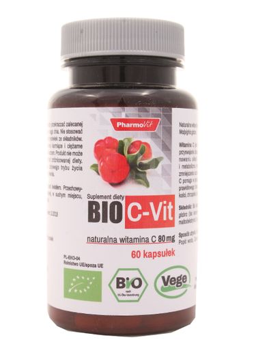 Bio C-Vit 80mg BIO - PharmoVit - 60kaps na Arena.pl