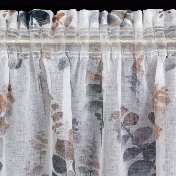 Zasłona gotowa na taśmie MARINA 140x270 Eurofirany stalowy zdjęcie 10