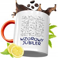 Kubek Pomarańczowy Dla Jubilera Prezent Z Nadrukiem Ze Zdjęciem