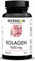 Intenson Kolagen 90 tabletek 1500mg SKÓRA WŁOSY PAZNOKCIE