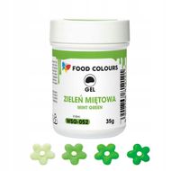 Barwnik spożywczy w żelu do dekoracji 35g - Mint Green Miętowa Zieleń
