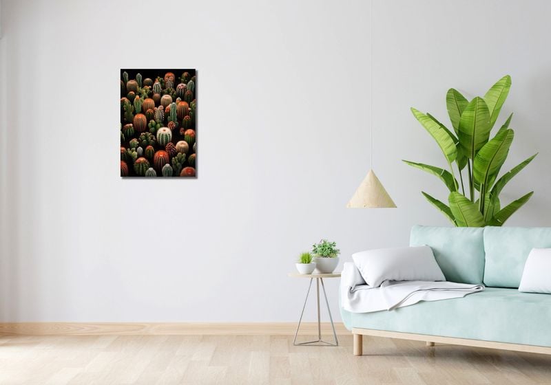 Obraz 40x60cm Ogród Kaktusów zdjęcie 2