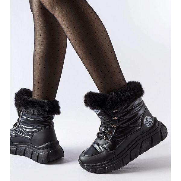 Czarne śniegowce Lee Cooper r.39 zdjęcie 3