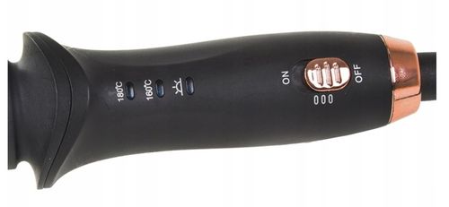 Lokówka do Stylizacji Włosów Ceramiczna Szczotka do Włosów Loki Fale Czarna na Arena.pl