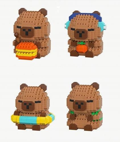 Klocki Konstrukcyjne Mini Kapibara Z Hamburgerem 360 el. na Arena.pl