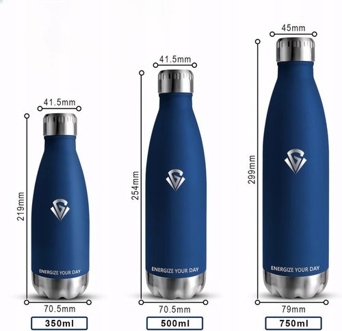 Butelka Termiczna Termos Bidon Kubek na Kawę Herbatę Stal Nierdzewna 500ml na Arena.pl