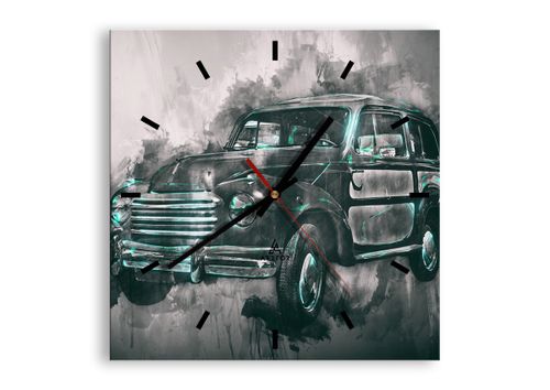 Zegar Ścienny - Samochód Retro  - 30X30 Cm - C3Ac30X30-3834 na Arena.pl