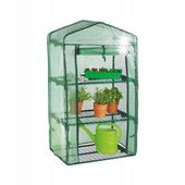 SZKLARNIA OGRODOWA BALKONOWA MINI SZKLARNIA WARZYWNIAK FOLIOWY 69X49X125CM