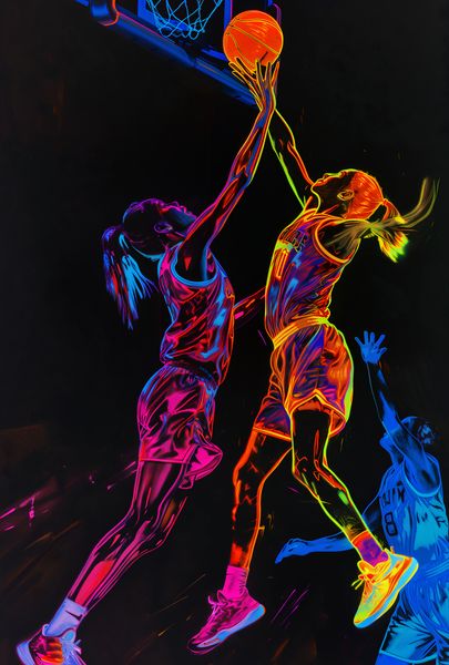 Plakat 61x90,5cm Mecz W Kosza zdjęcie 1