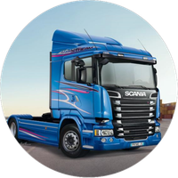 Opłatek na tort Urodziny Tir Scania Volvo Mercedes DAF Ciągnik Siodłowy