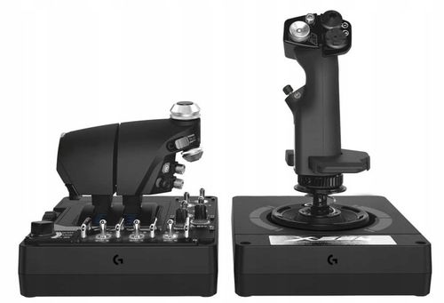 Joystick LOGITECH G Saitek PRO X56 H.O.T.A.S RGB do symulacji lotniczych na Arena.pl