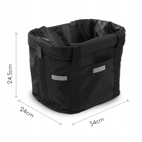 KOSZYK NA KIEROWNICĘ DO ROWERU + TORBA 10L zdjęcie 10
