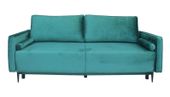 Sofa Arosa z funkcją spania zielona