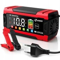 PROSTOWNIK AUTOMATYCZNY SAMOCHODOWY FUNKCJA NAPRAWY INTELIGENTNY 12V 10A