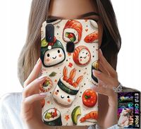 ETUI DO SAMSUNG GALAXY A40 - SŁODKIE UŚMIECHNIĘTE SUSHI OBUDOWA CASE