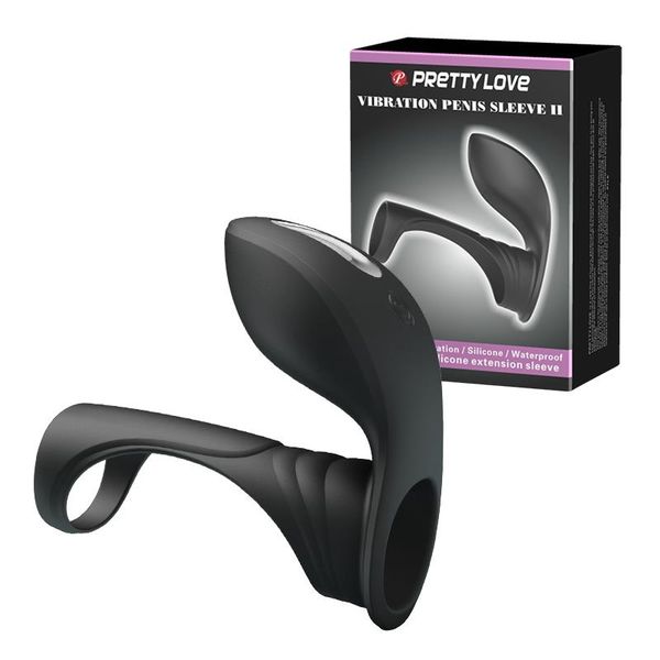 PRETTY LOVE -VIBRATION PENIS SLEEVE II, 7 vibration functions Memory function zdjęcie 1