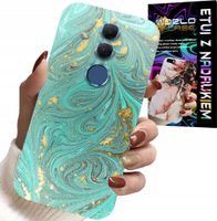 ETUI DO HUAWEI MATE 20 LITE - MARMURKOWE WZORY + SZKŁO HARTOWANE