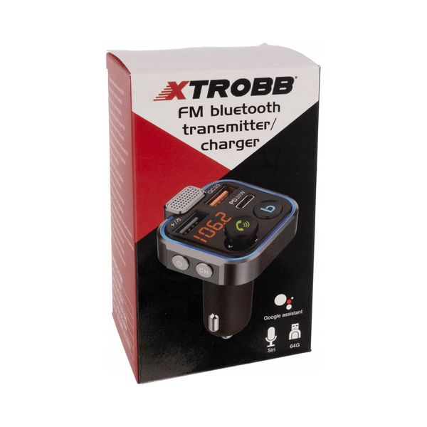 Transmiter/ ładowarka bluetooth FM Xtrobb 22355 zdjęcie 1