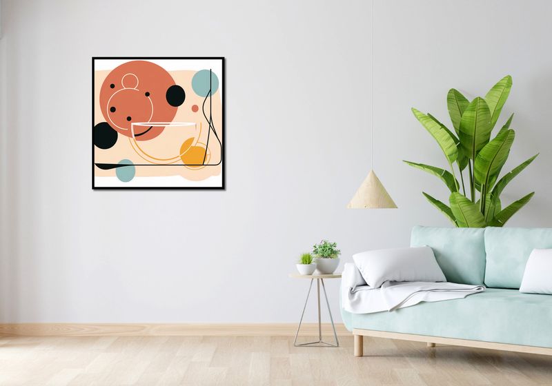 Plakat 80x80cm Harmonia Ciepła zdjęcie 4