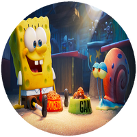 Opłatek na tort Spongebob