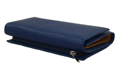 Funkcjonalny portfel damski - Granatowy jasny na Arena.pl