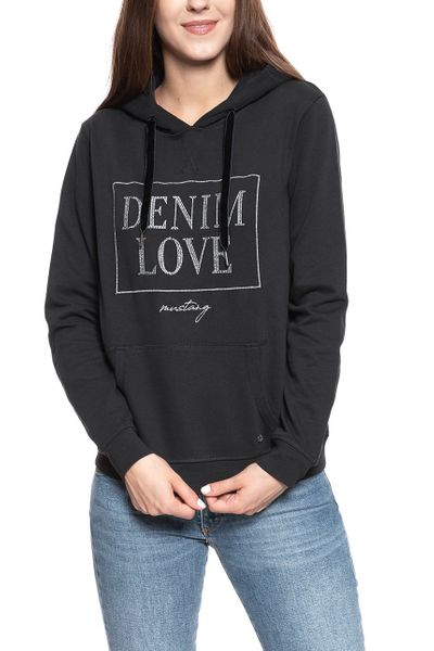 BLUZA MUSTANG Bella H Structure CAVIAR 1008434 4132 L zdjęcie 2