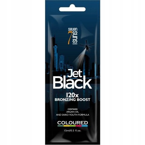 7suns Jet Black Bronzer x120 Do Opalania Saszetka zdjęcie 1