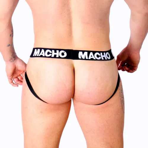macho mx28fa jockstrap żołty s - anatomiczny, lycra, podwojne paski na Arena.pl