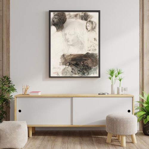 Sheet of Studies and Sketches, Edgar Degas - plakat 61x91,5 cm na Arena.pl