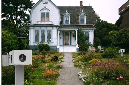 Potężny odstraszacz ogrodowy na kuny lisy szczury myszy, 2500 m2 na Arena.pl