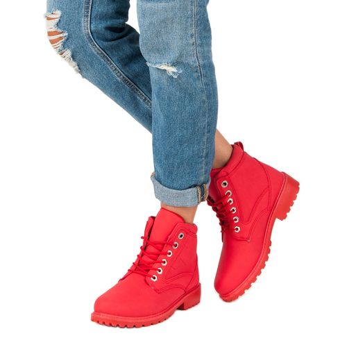 Czerwone traperki mckey r.38 na Arena.pl