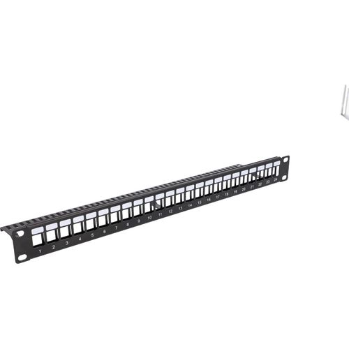 Patch panel 19 Rack 24 port 1U Metalowy Vidiline na Arena.pl
