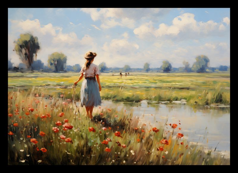 Plakat 29,7x21cm Wiejski Spokój zdjęcie 2