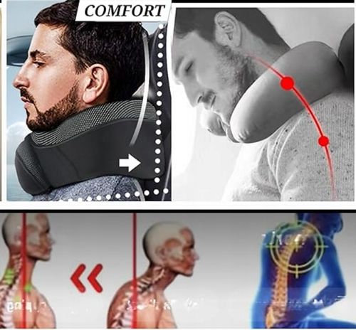 Poduszka Podróżna na na Kark Turystyczna do Samolotu Auta z ochroną 360° na Arena.pl