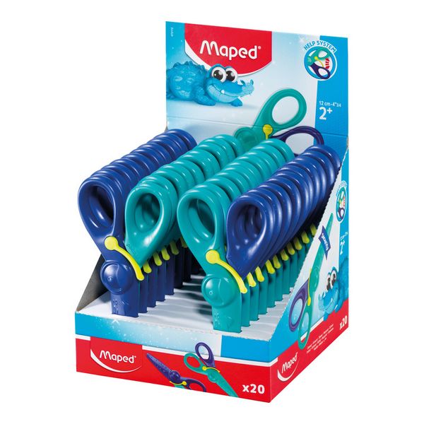 NOŻYCZKI PLASTIKOWE Z ODBOJNIKIEM 12 CM 3+ MAPED 3154144721127 zdjęcie 3