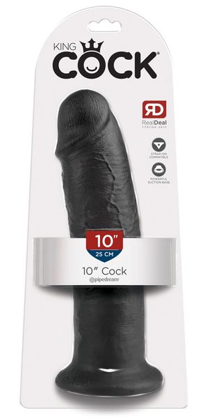 Didlo King Cock czarny dł. 25 cm zdjęcie 1