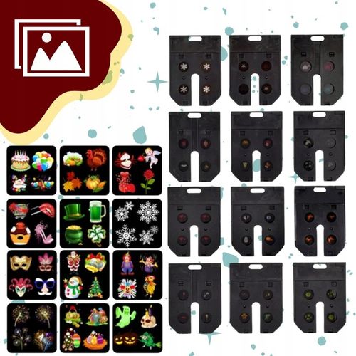 PROJEKTOR LASEROWY LED ŚWIĄTECZNY RZUTNIK NA DOM 48 WZORÓW CHOINKA MIKOŁAJ na Arena.pl