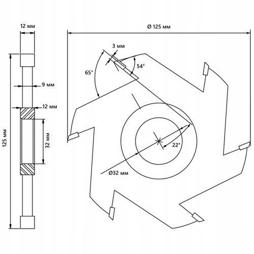 Frez tarczowy Belmash 12mm na Arena.pl
