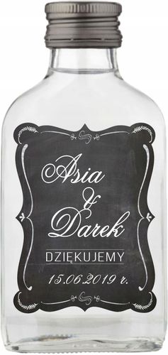 Butelki z nadrukiem NA WESELE PREZENT 100ML 20 szt na Arena.pl