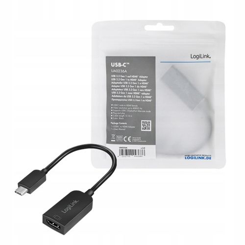 Adapter LogiLink UA0236A USB 3.1 typ-C - HDMI na Arena.pl