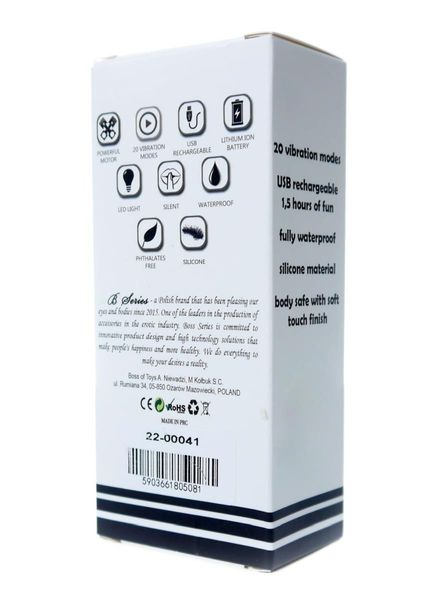 Stymulator-Rechargeable Mini Masager USB 20 Functions - Black zdjęcie 10