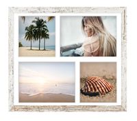 Ramka na 4 zdjęcia Hekla 24x30x4 foto galeria bielona sosna 1szt.