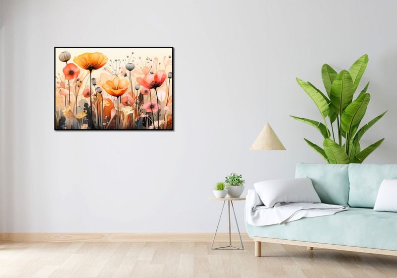 Plakat 100x70cm Taneczne Maki zdjęcie 4