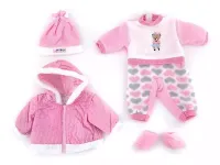 Ubranko dla lalki bobas 45cm kurteczka 494879