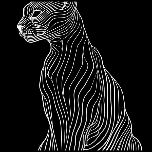 Plakat 100x100cm Minimalny Kontur zdjęcie 2