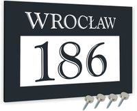 Tablica ALUMINIOWA adresowa Tabliczka Numer Domu