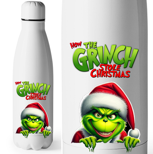 Termos - Butelka Termiczna - Grinch - Świąt nie będzie! na Arena.pl